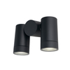 Outdoor Wall-Mounted Double GU10 Fixture - Weather-Resistant Aluminum Construction