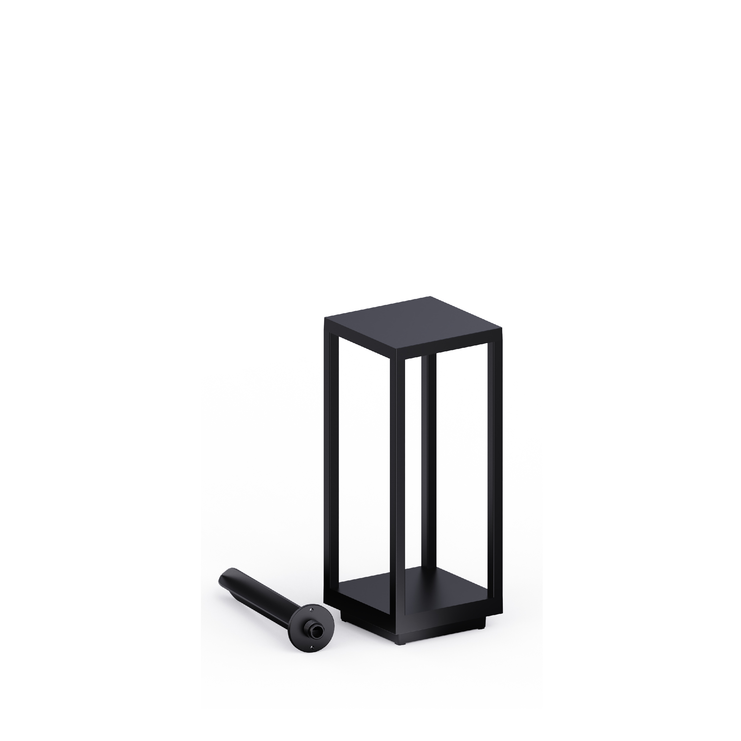 black led pathway light with metal stake