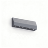 Sleek Solar-Powered Wall Light for Outdoor Illumination