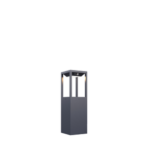 45cm solar bollard light