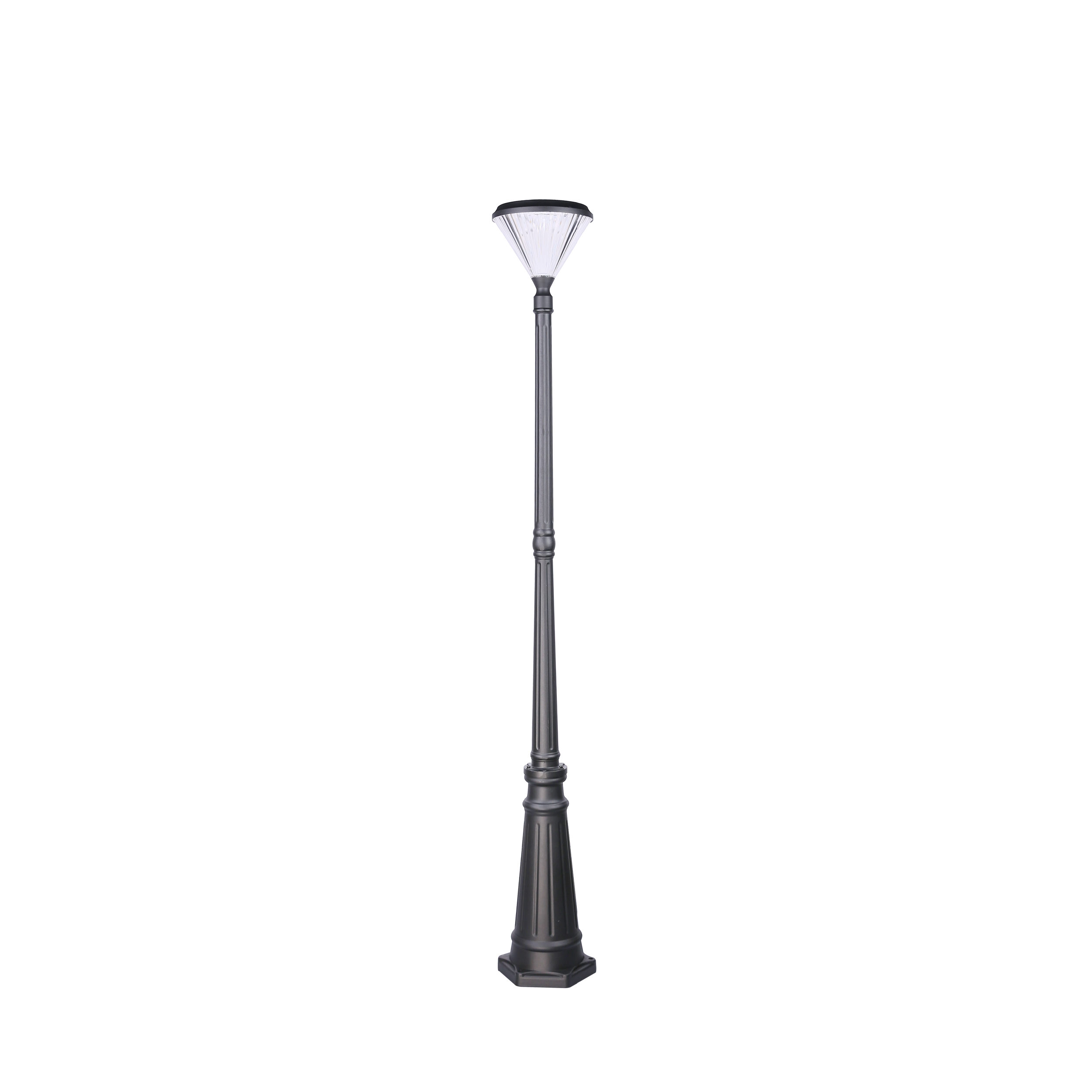single head solar lamp post