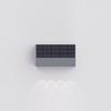 Discreet Solar Garden Wall Light with Subtle Glow