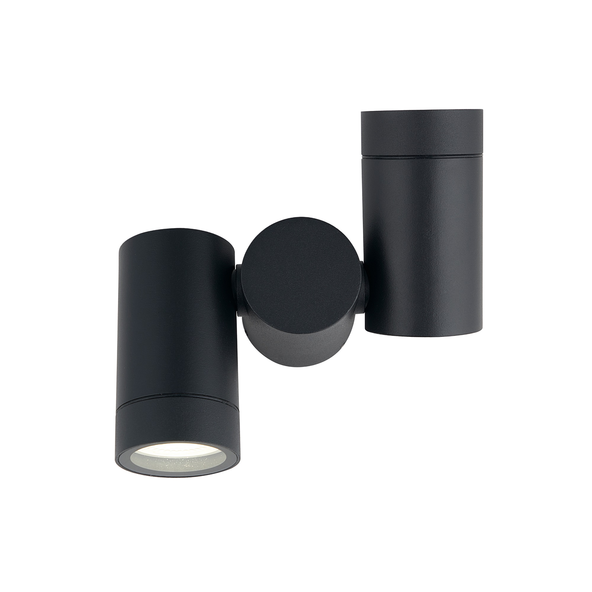 Contemporary Outdoor Dual-Head Wall Light - Aluminum Housing & GU10 Compatibility