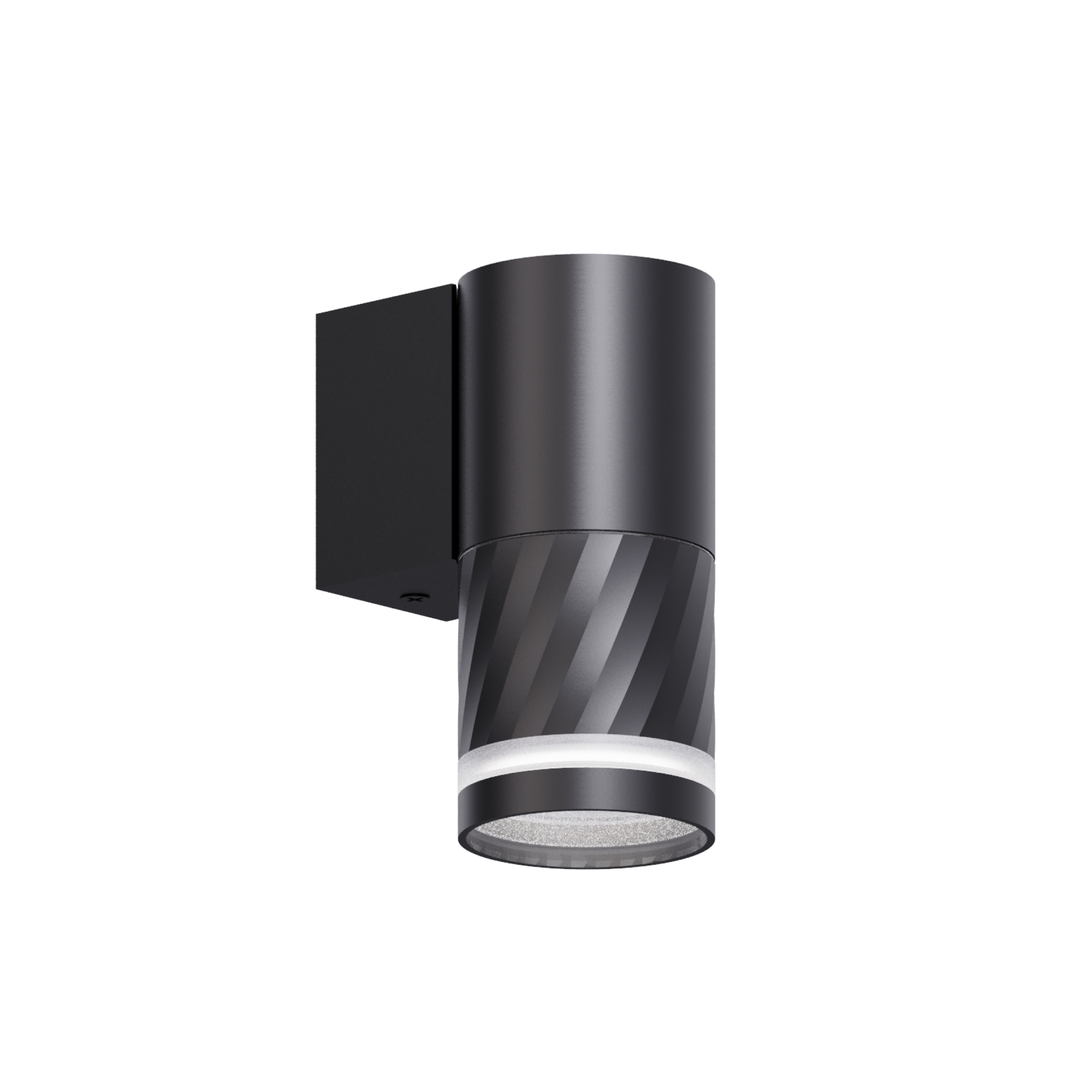 black gu10 wall light 