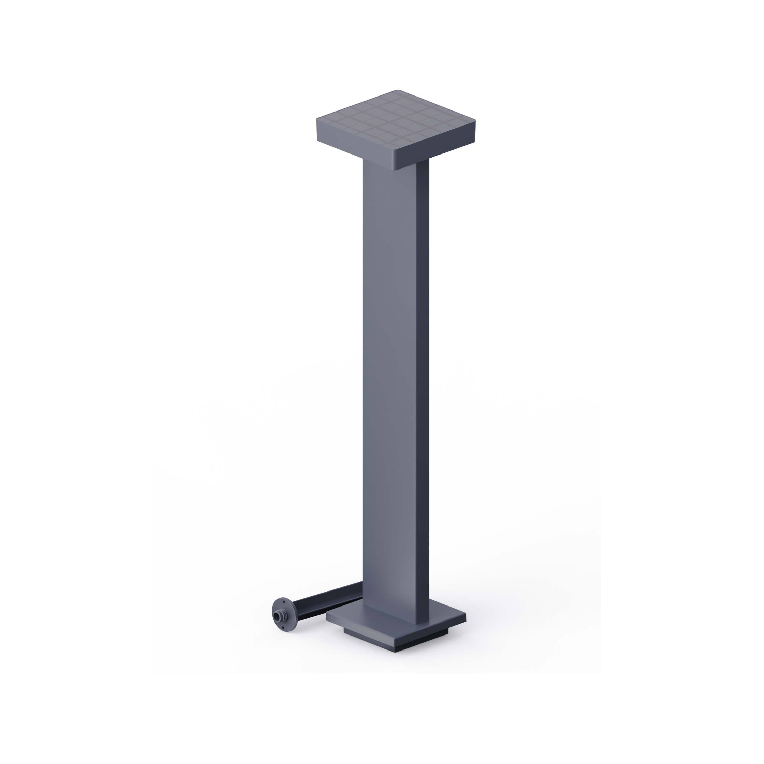 800mm Square solar bollard light