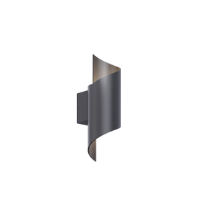 metal flow led wall light