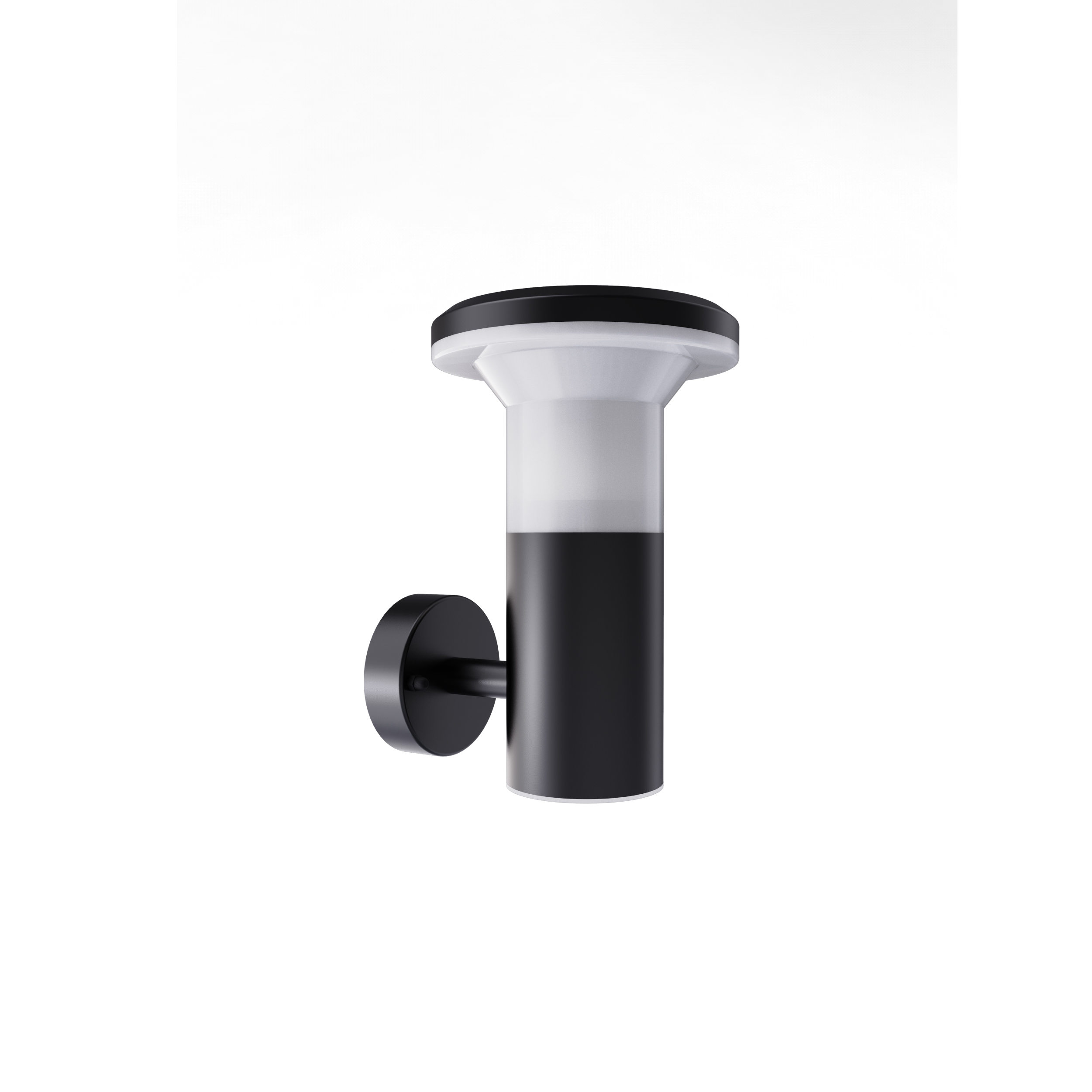 Stylish LED lamp post with a clean, contemporary silhouette, designed to enhance the ambiance of outdoor living spaces.