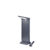 titled design solar panel bollard light