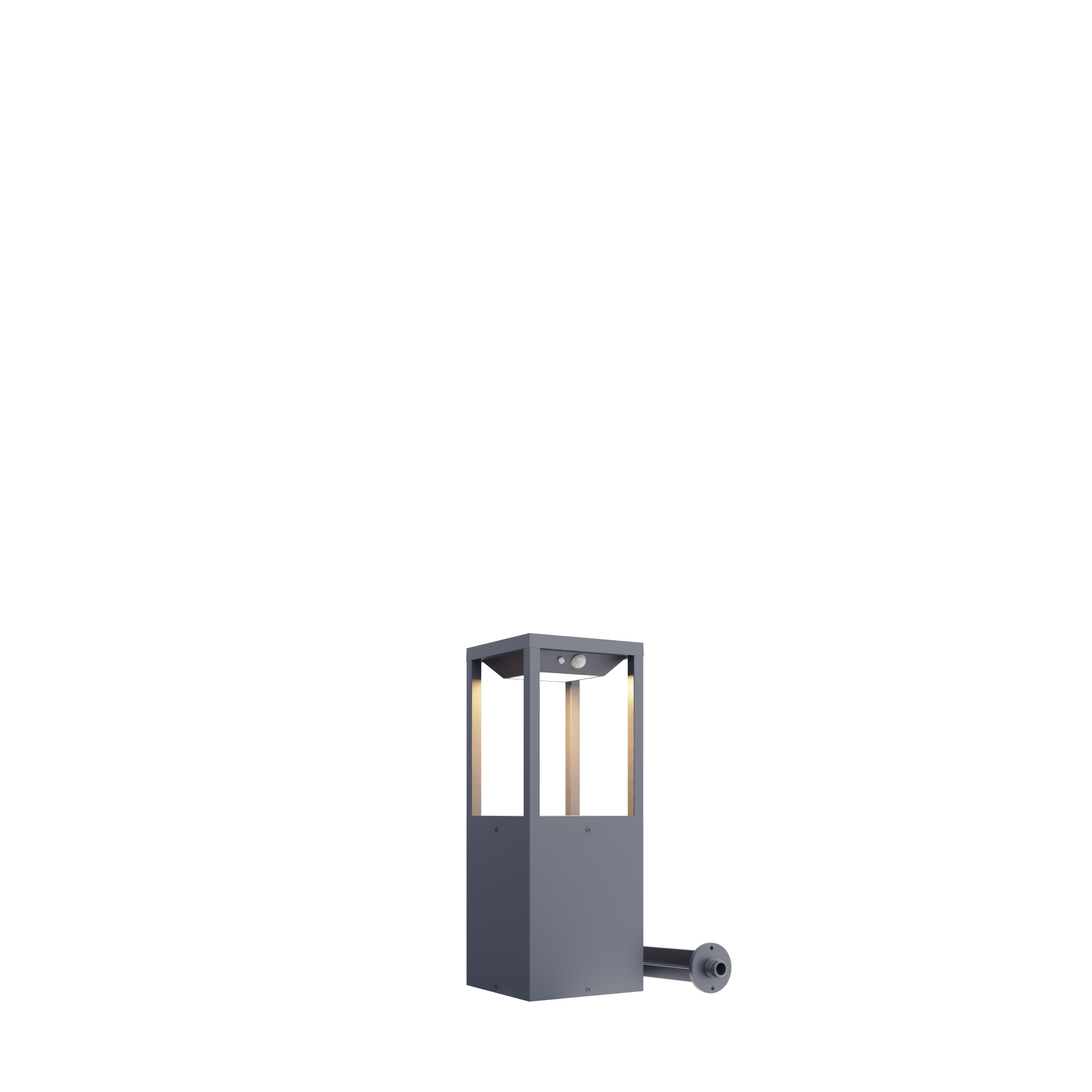 short solar garden light for yard