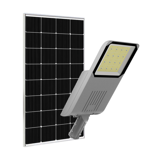 All-in-Two 100W Solar Street Light - Weatherproof outdoor lighting with detachable solar panel