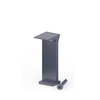 drak grey solar bollard light