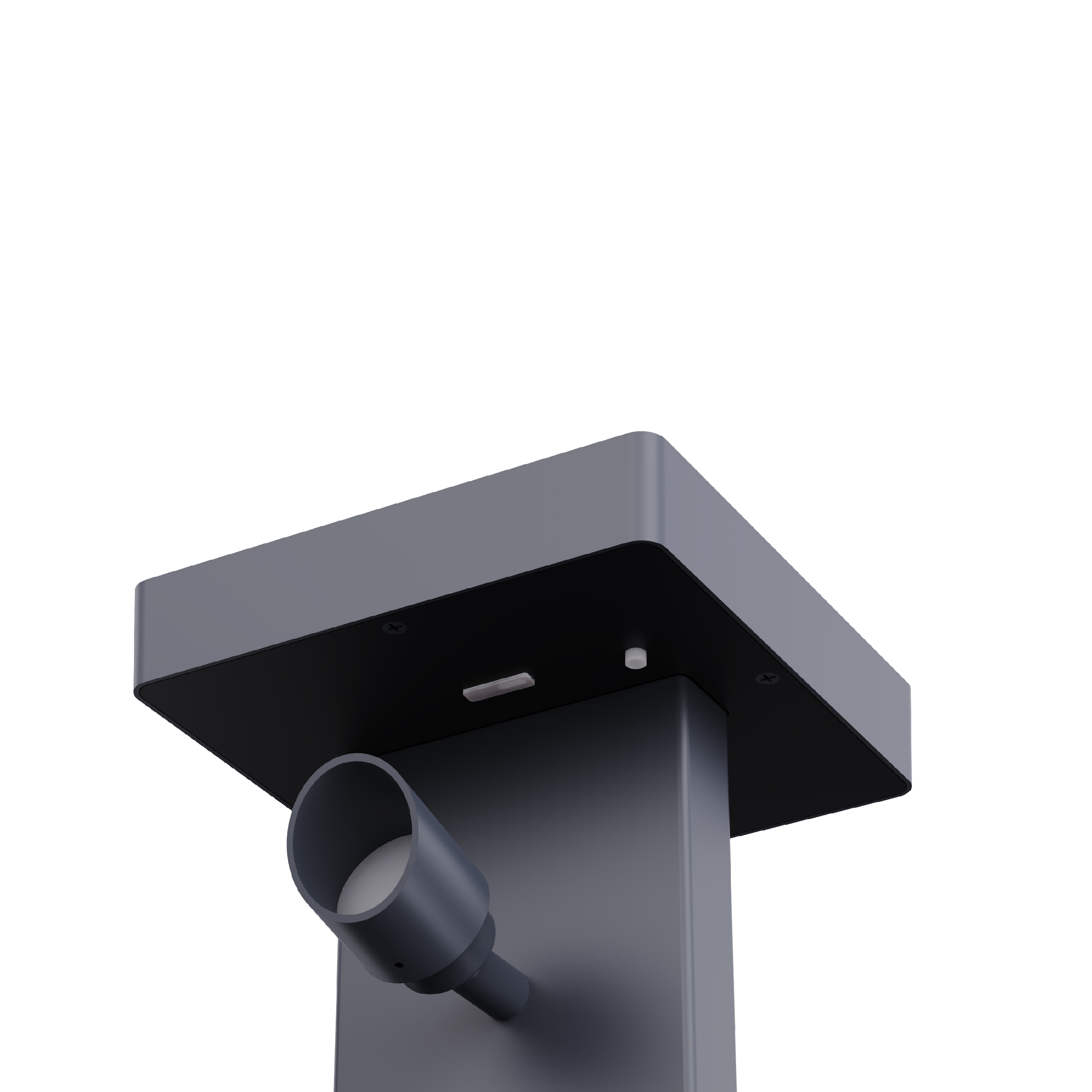 adjustable spot light head solar bollard light
