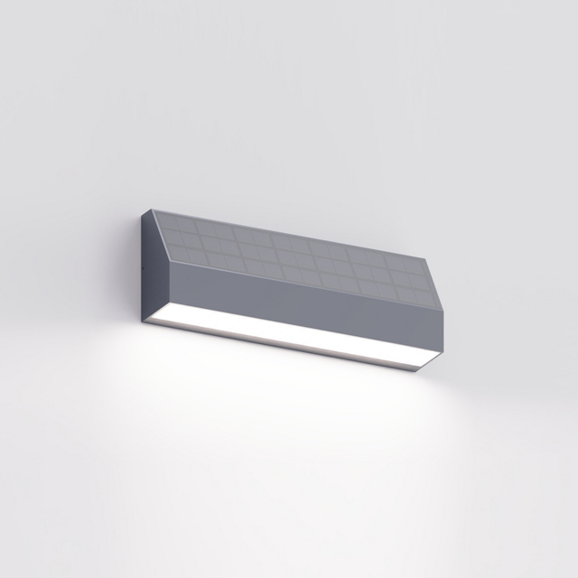 Solar Wall Light with Auto On/Off - Waterproof Design for Gardens & Pathways