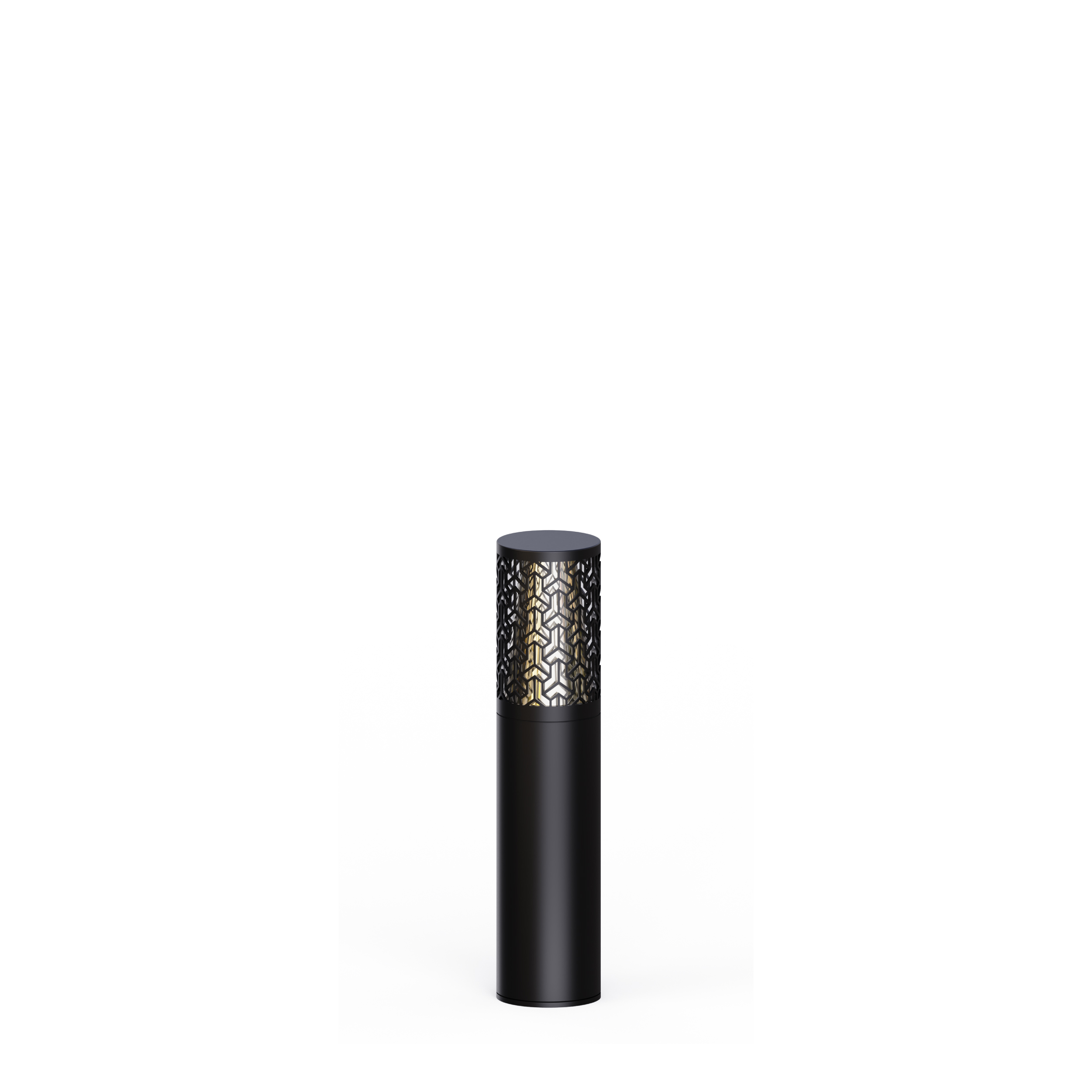 Decorative Bollard Light with Intricate Pattern