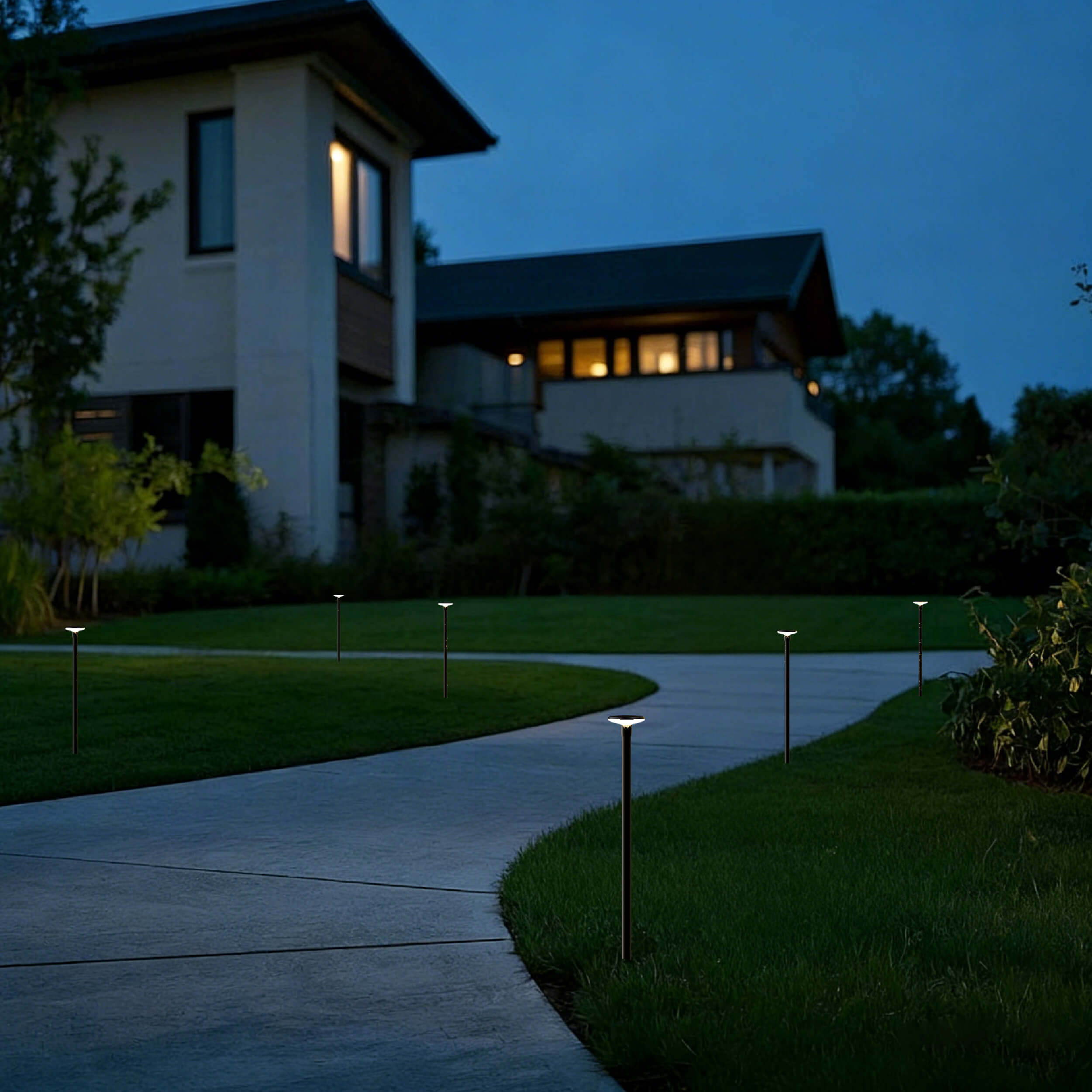 protable solar spike light