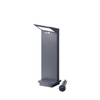500mm solar bollard light with metal stake
