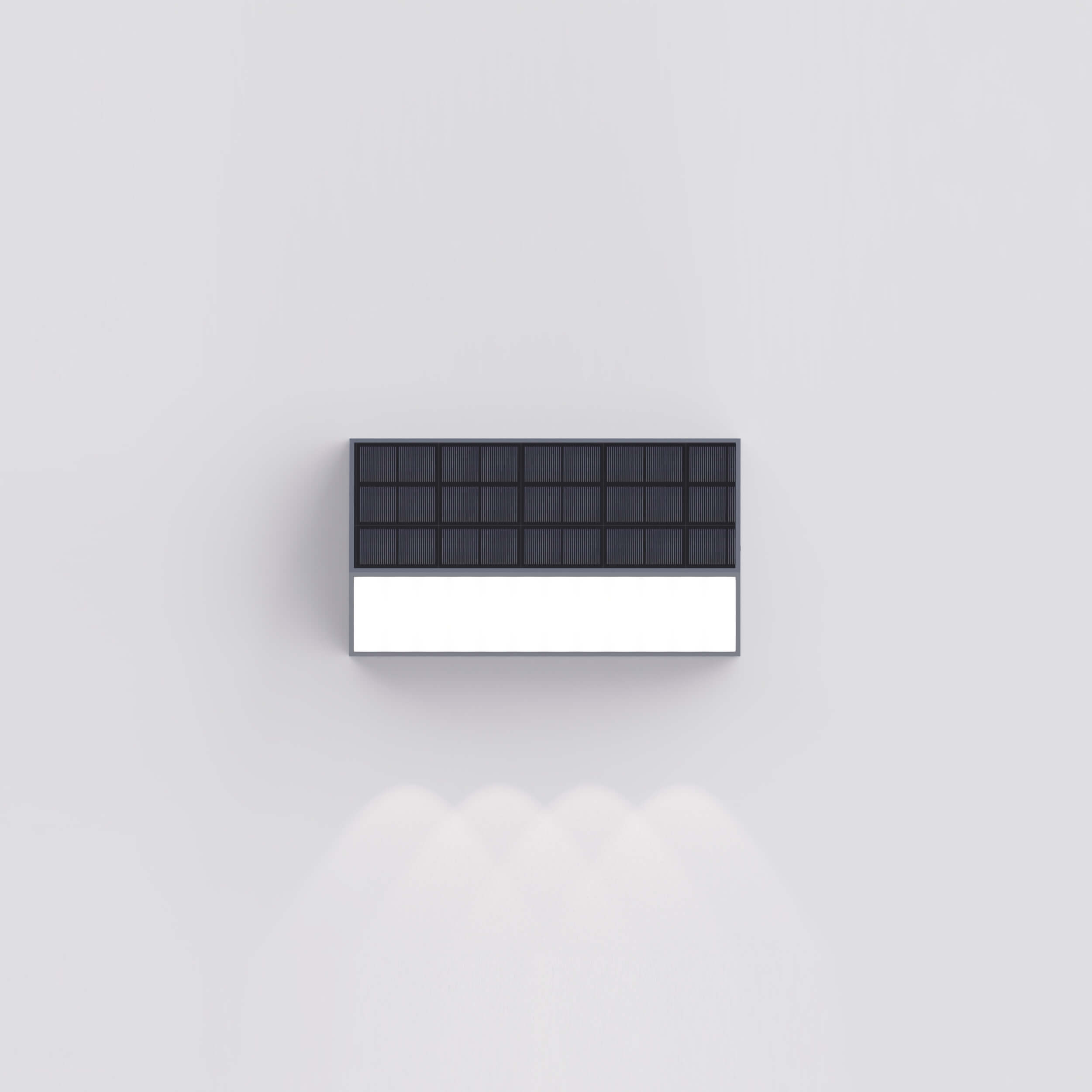 Compact Solar-Powered Outdoor Wall Lamp