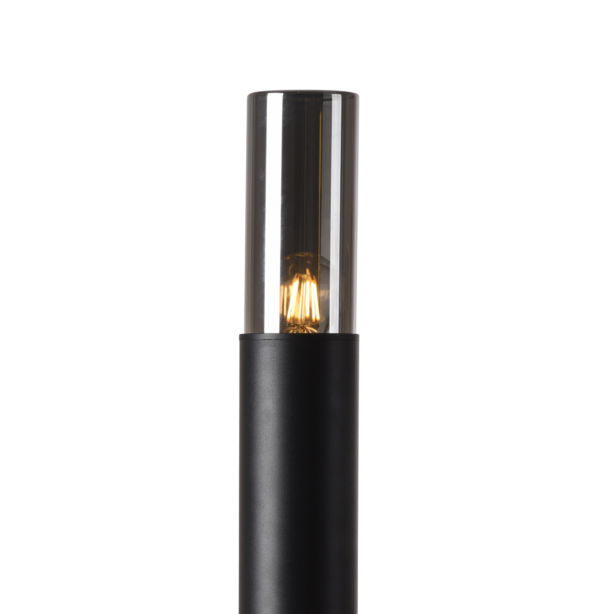 Contemporary outdoor bollard lighting with E27 socket installation