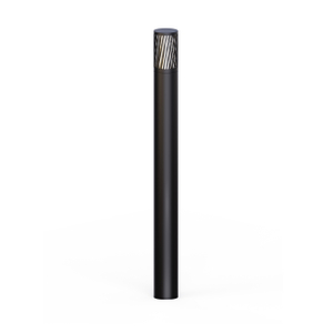 Modern LED bollard light fixture with GX53/E27/GU10 bases in factory production environment