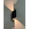 black metal led wall light