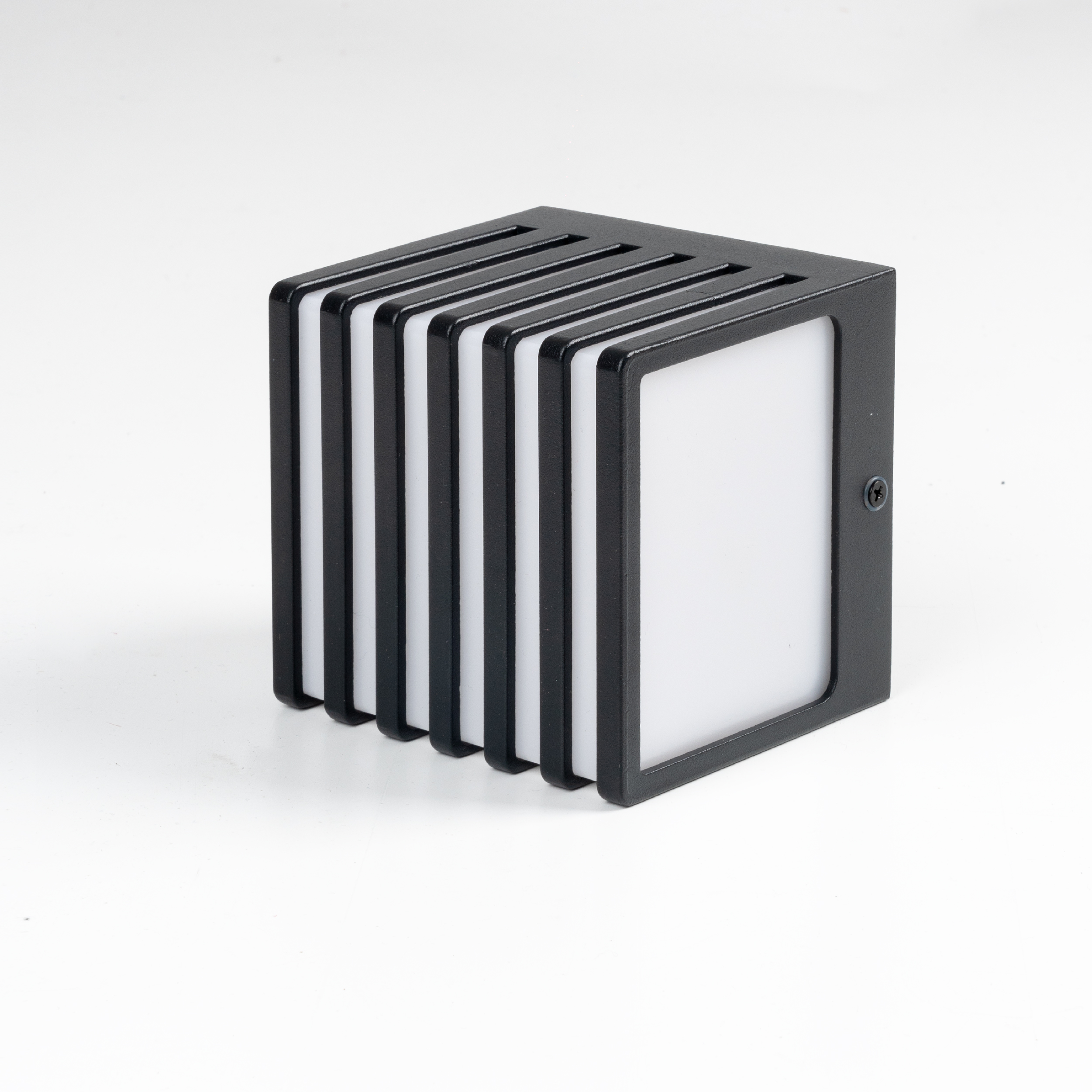 Aluminum gx53 wall light