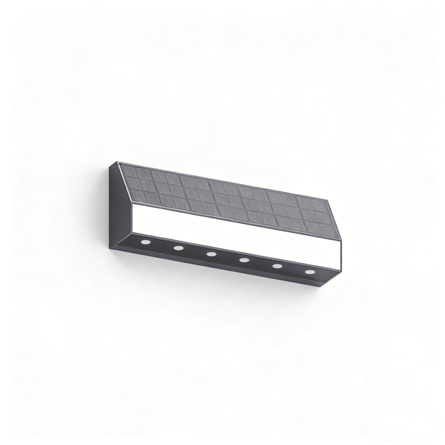 Sleek Solar-Powered Wall Light