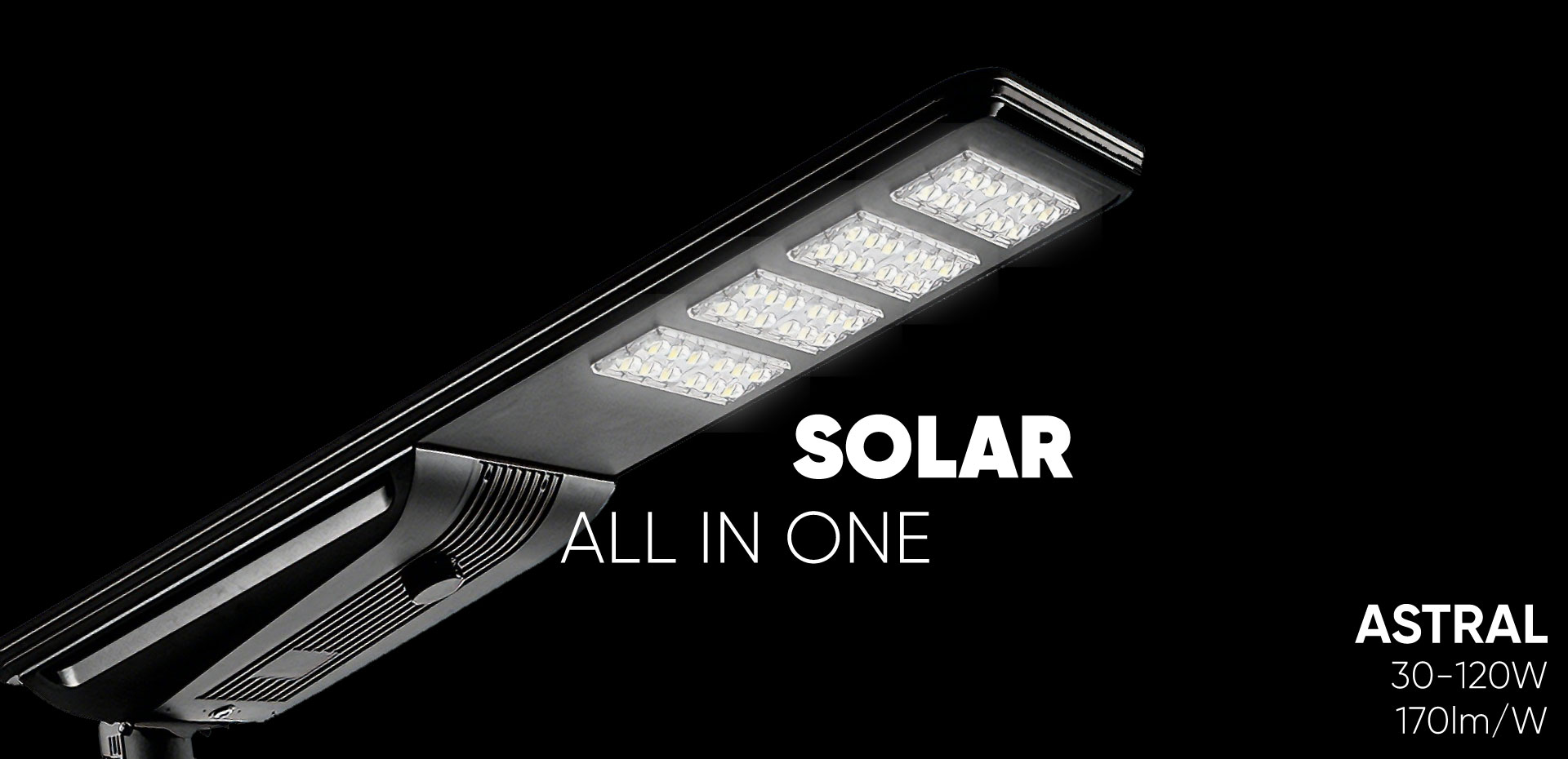 all in one solar street light for city