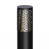Modern Black Bollard Light for Pathways