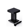 dual light solar bollard light