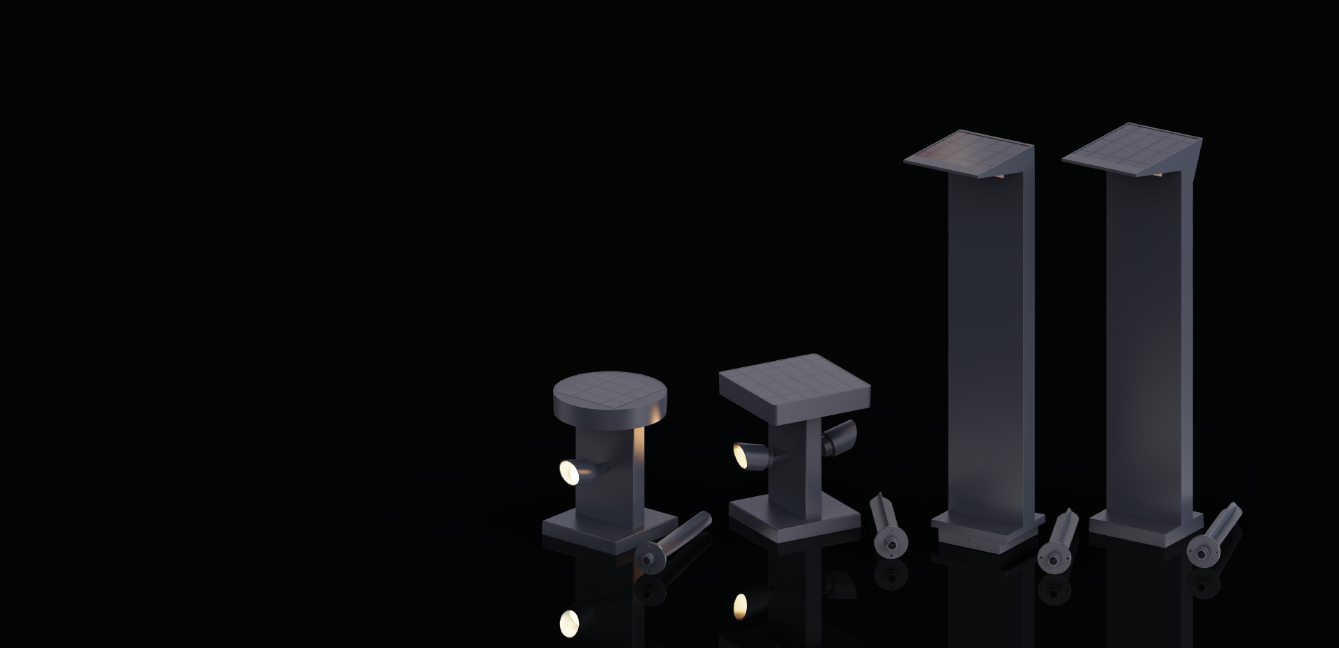 solar powered lawn light from direct factory