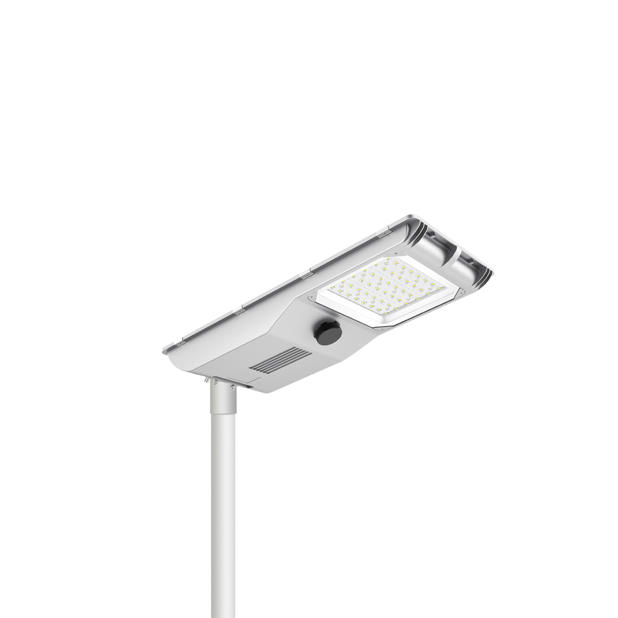 Intelligent Solar-Powered LED Street Lighting Fixture