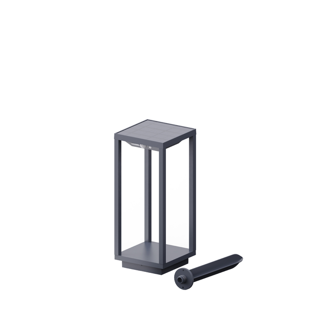 solar powered landscape lawn light