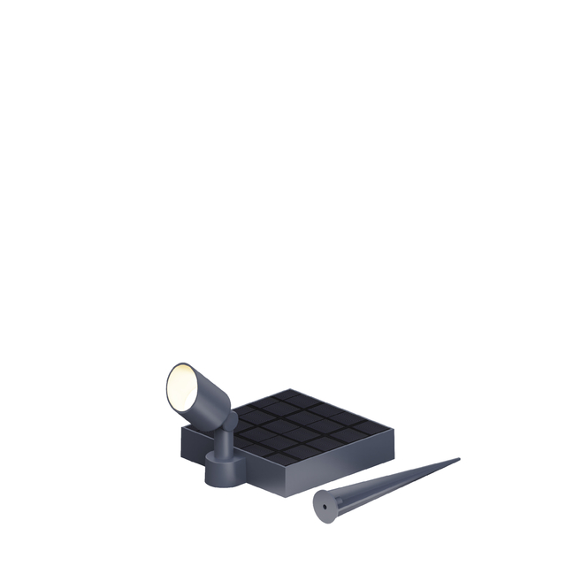 single head solar spot light