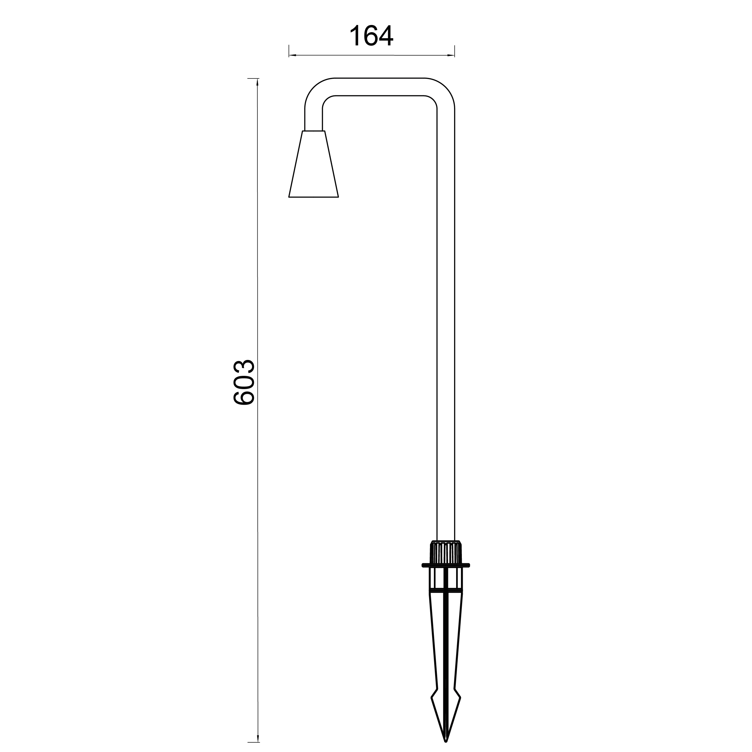 RL-GL448A | Solae Post Light