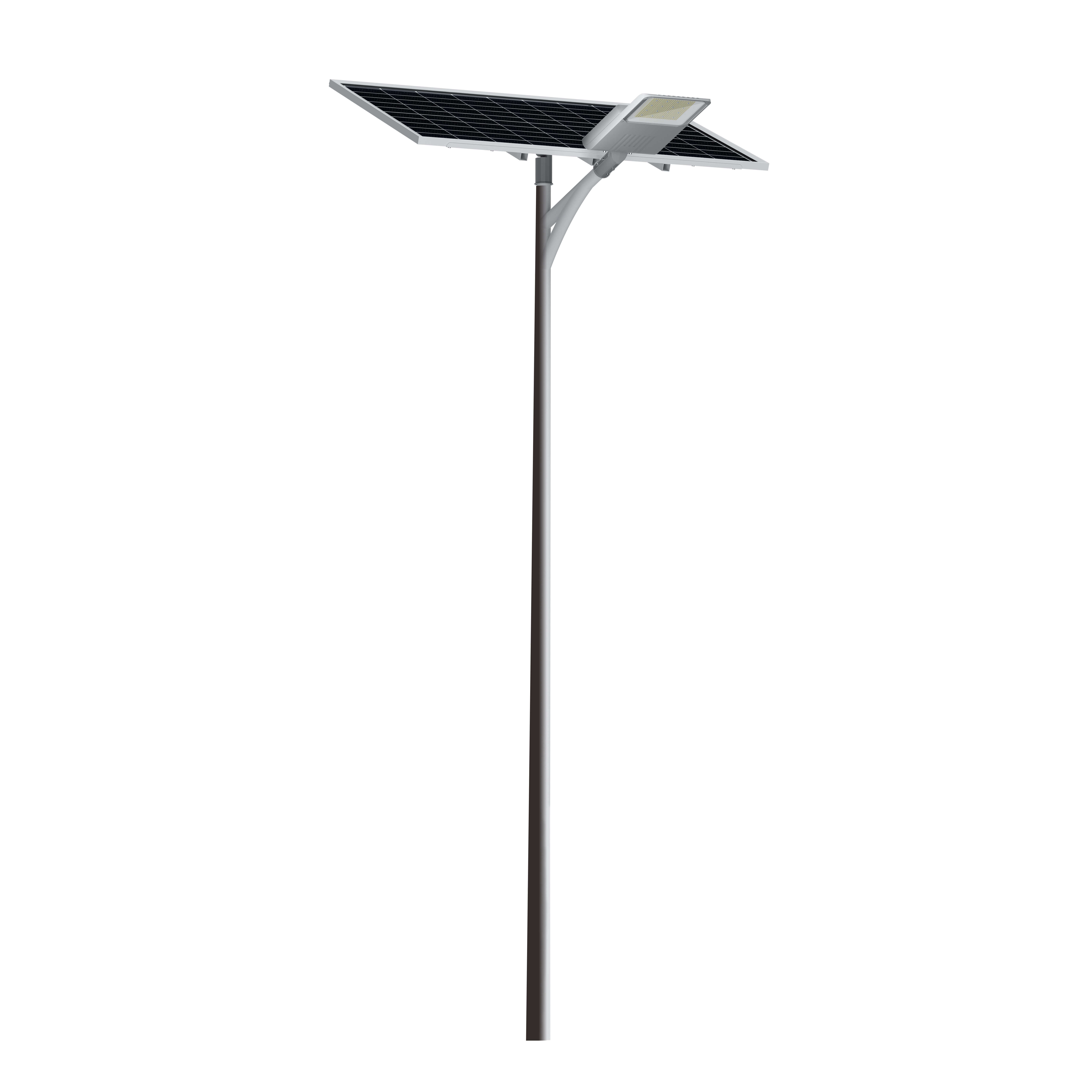 Easy-Installation Solar LED Light - All-in-two system reduces wiring complexity (100W capacity)