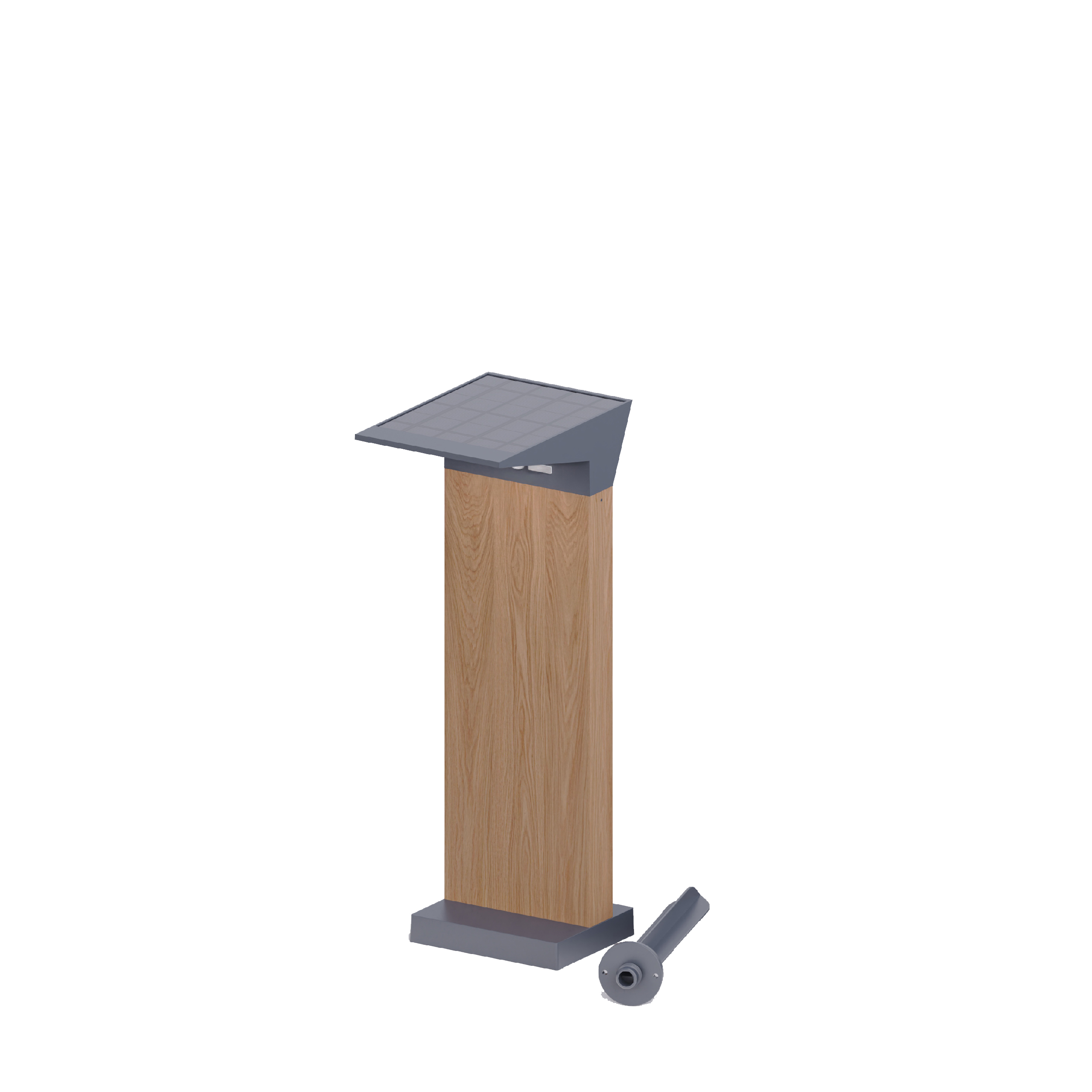 LumiSol solar bollard light