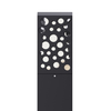 Modern Rectangular Aluminum Garden Lamp Post with Replaceable Light Source for Customizable Lighting