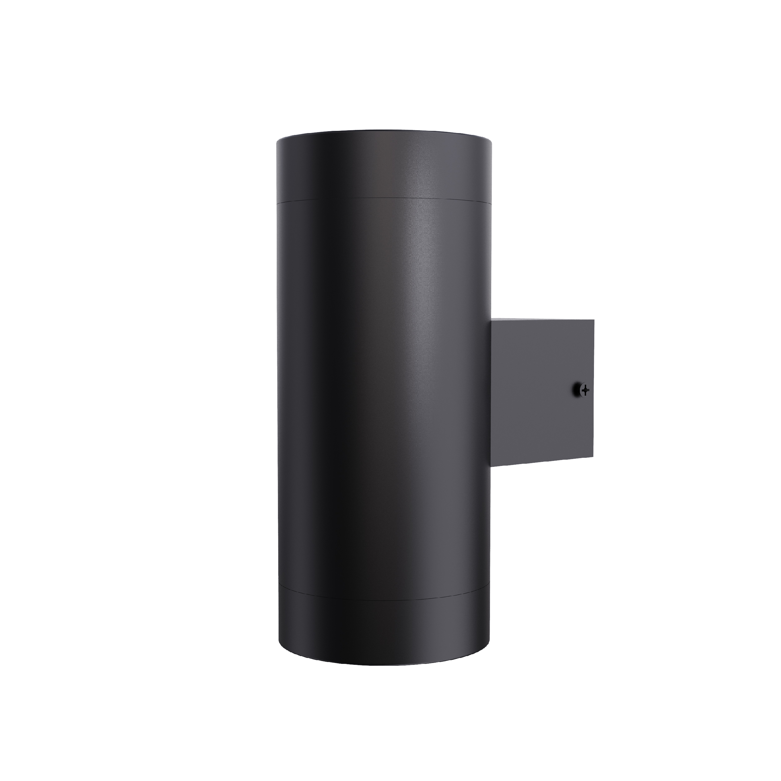 Black color led wall light 