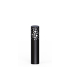 Contemporary outdoor post light featuring universal E27 bulb base