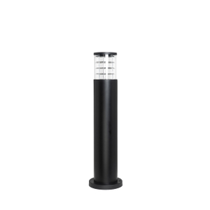 E27 LED bulb in modern urban garden lighting fixture