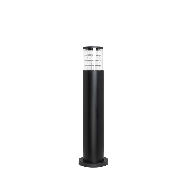 E27 LED bulb in modern urban garden lighting fixture
