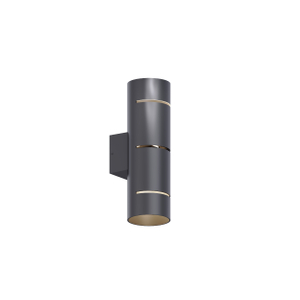 Long Round LED wall light