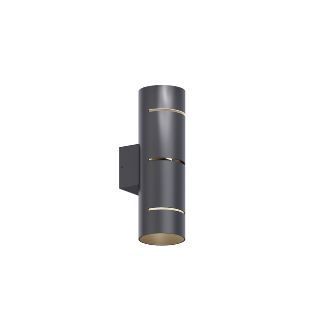 Long Round LED wall light