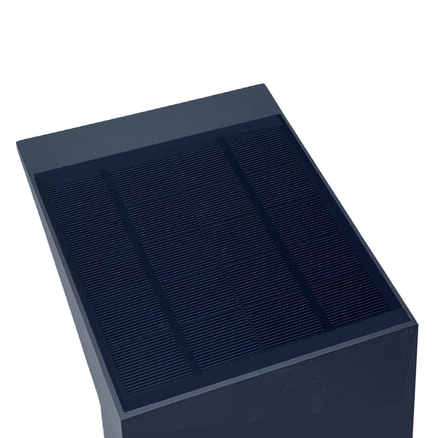 solar panel of wood grain solar garden light