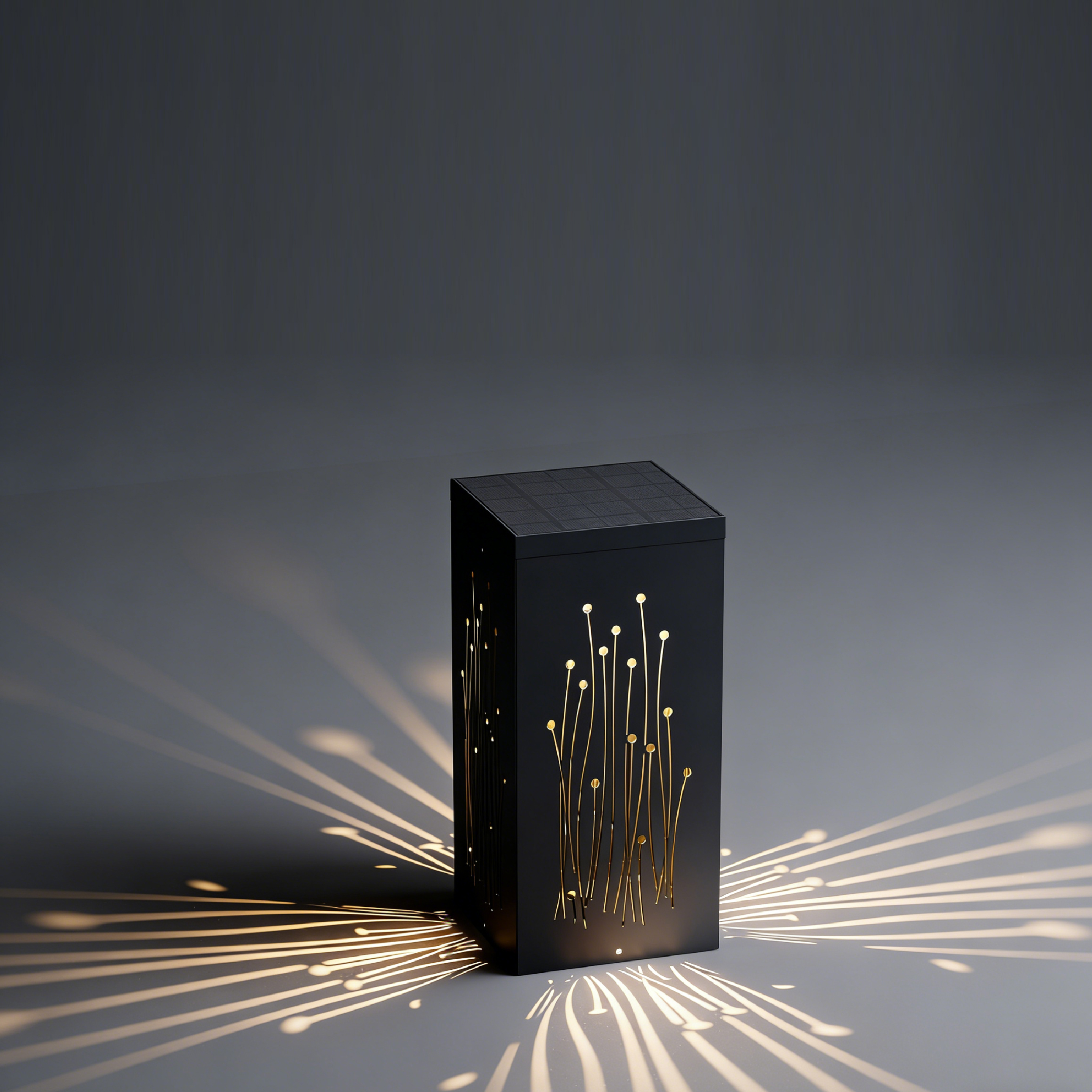 LUMIX-01 Hollow Process Solar Bollard Light