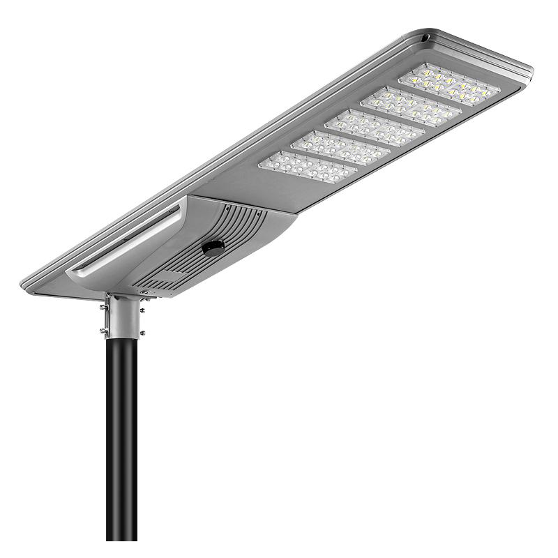 Powerful LED Streetlight with Integrated Solar Technology