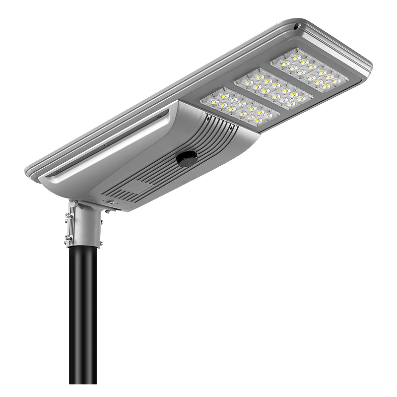 Elegant and Streamlined Black Streetlight Design for Modern Urban Landscapes