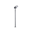 Slanted design solar post top light