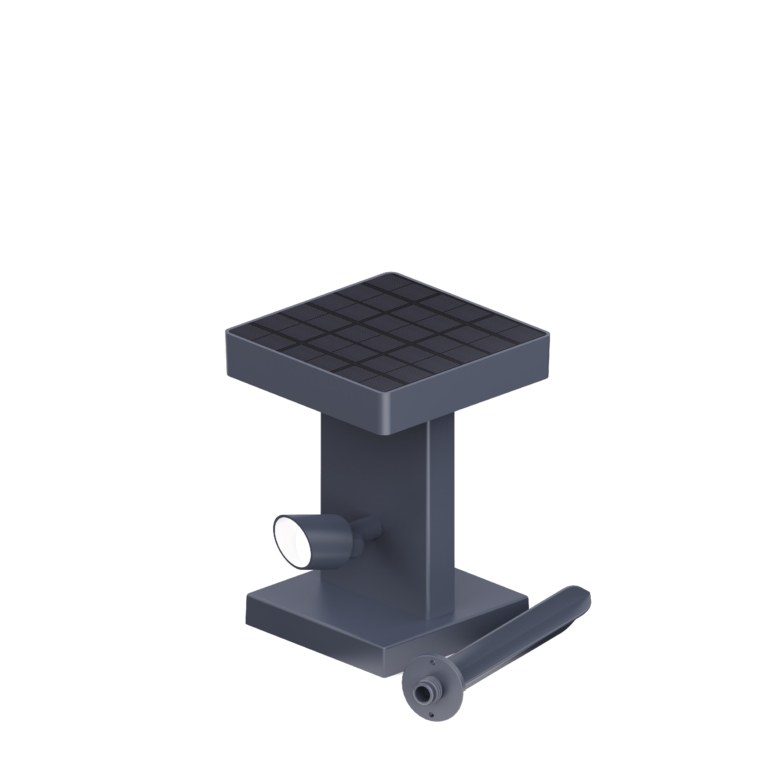 adjustable square led bollard light