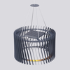 iron solar powered floor light